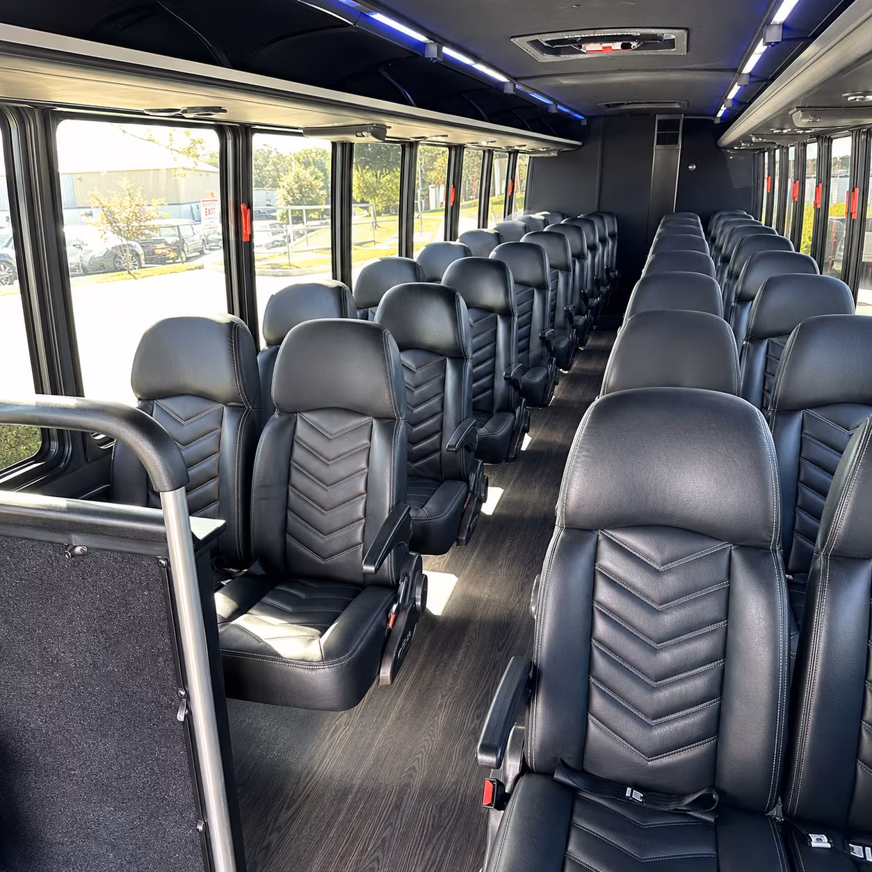 manchester airport transportation onboard seating