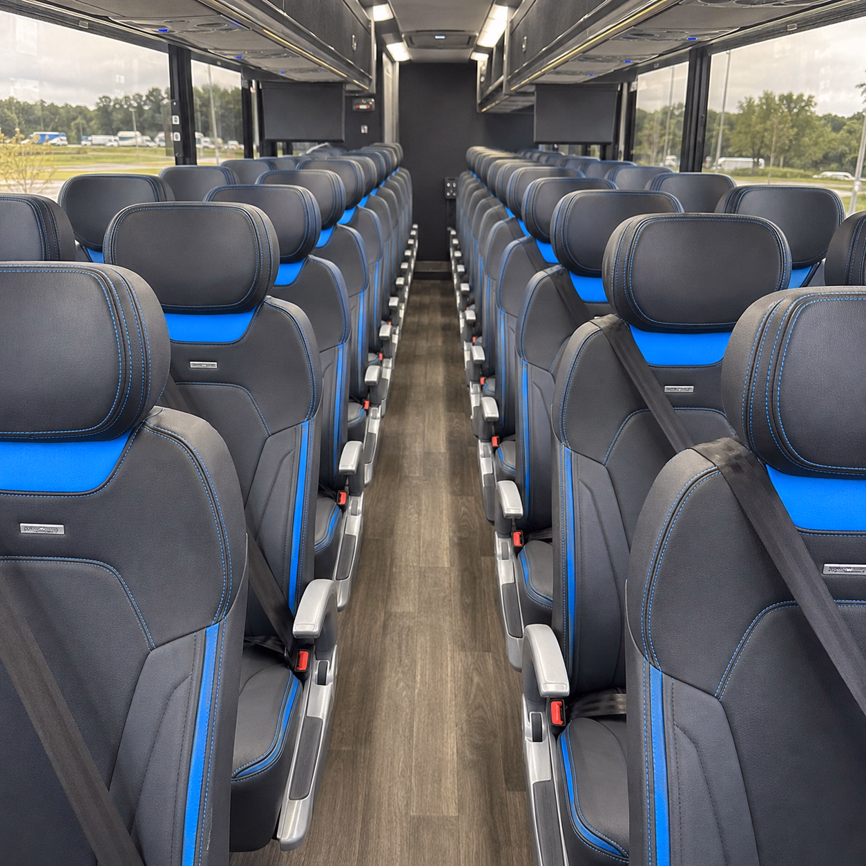 manchester charter bus rental inside