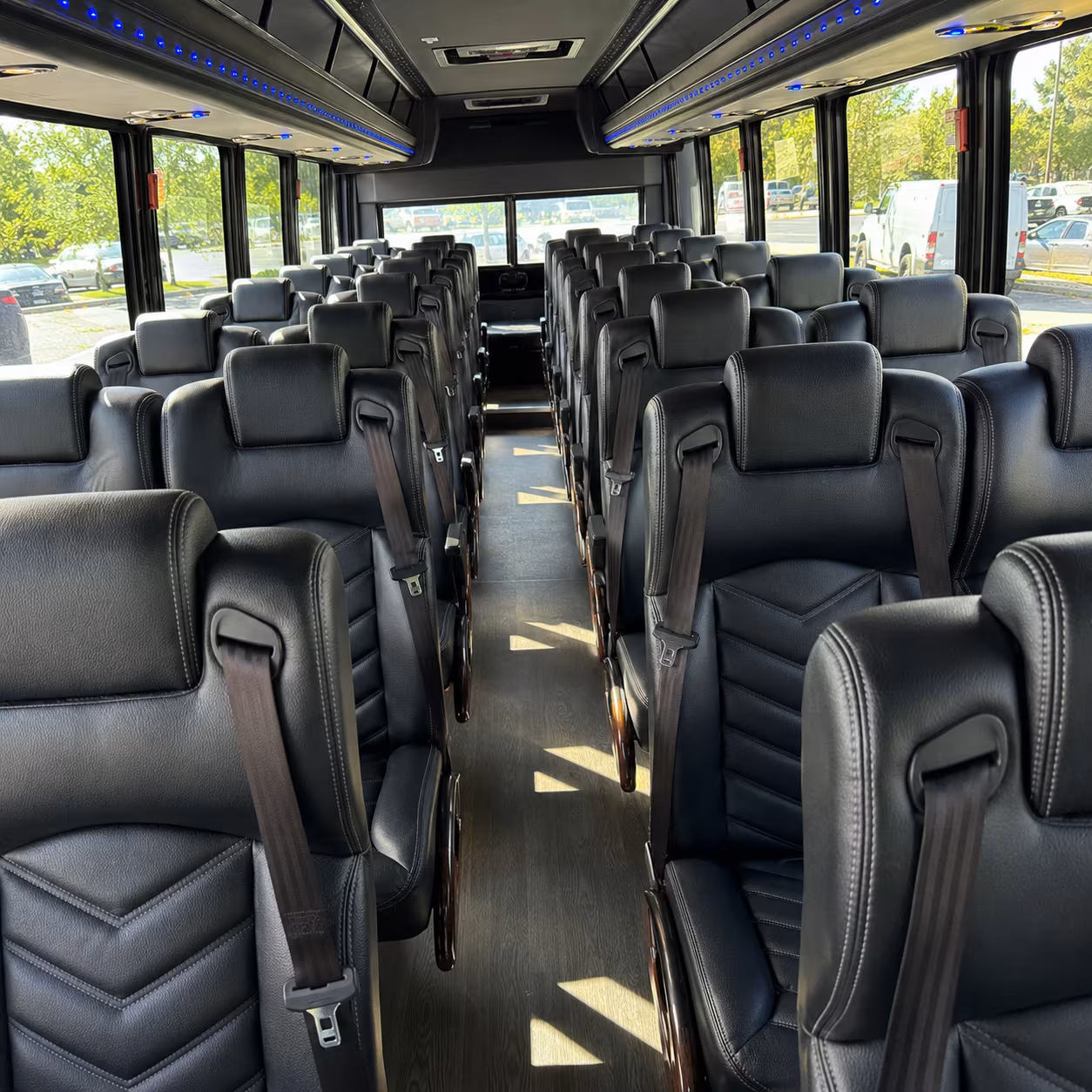 manchester employee transportation onboard seating