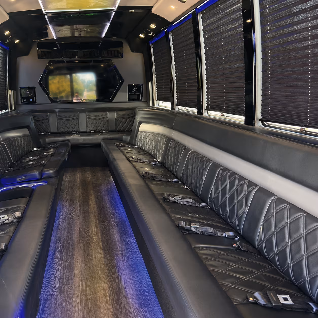 manchester holiday party bus rental