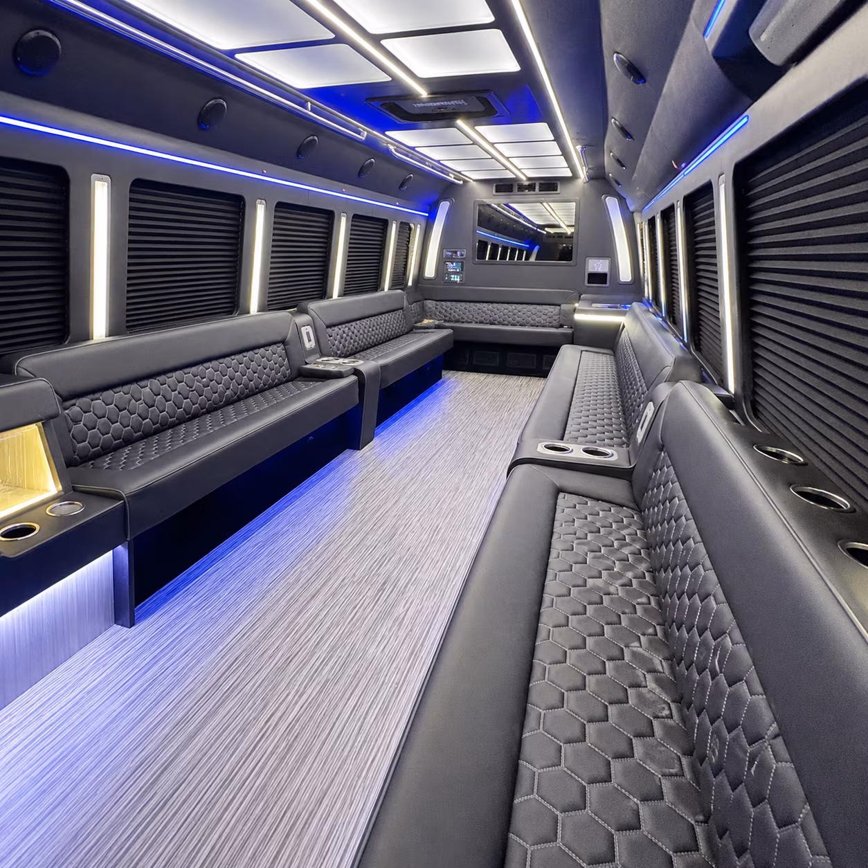manchester party bus rentals inside